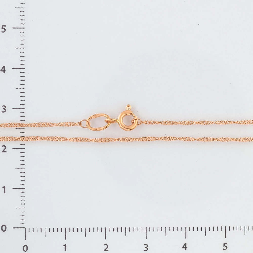 Браслет из красного золота 585 пробы