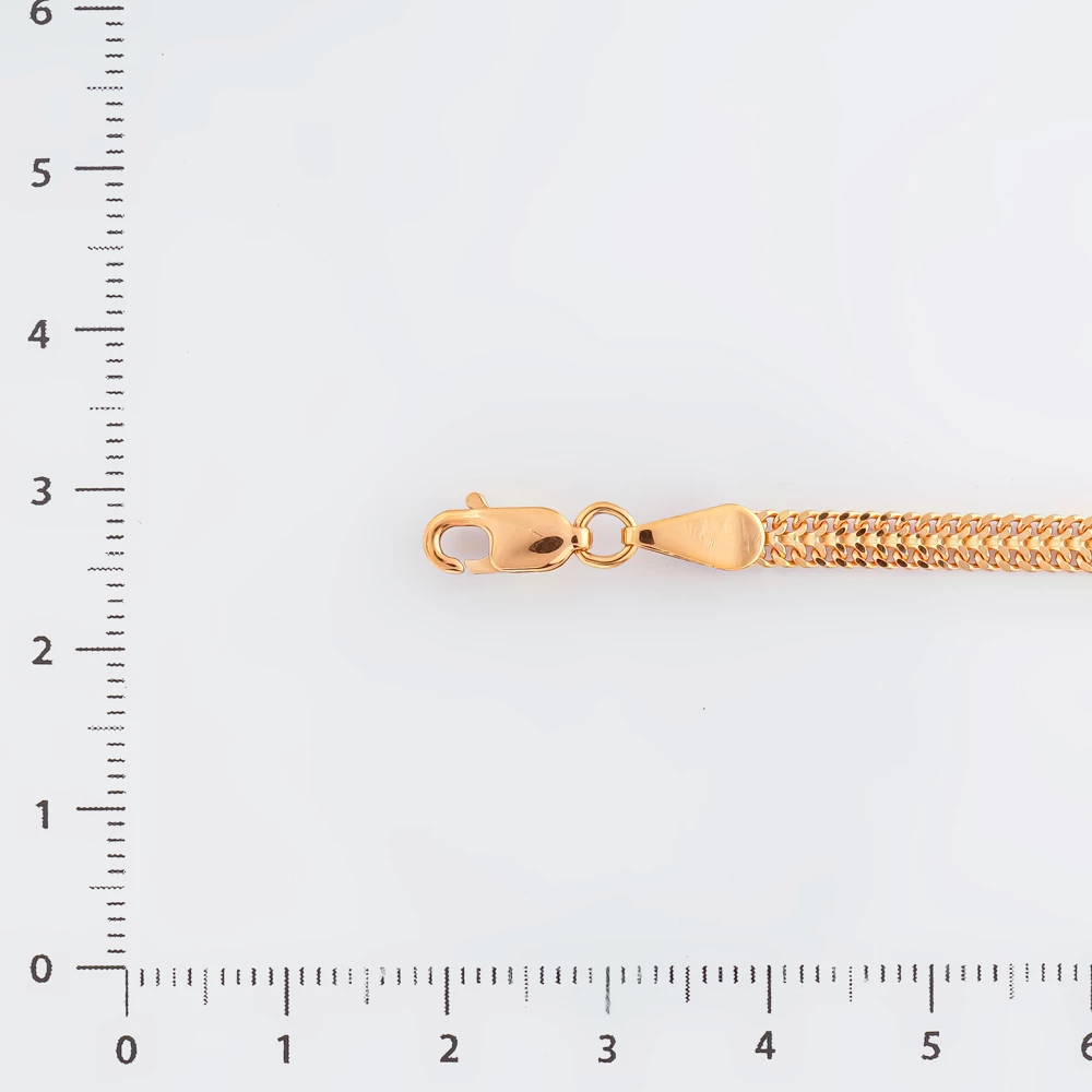 Браслет из красного золота 585 пробы