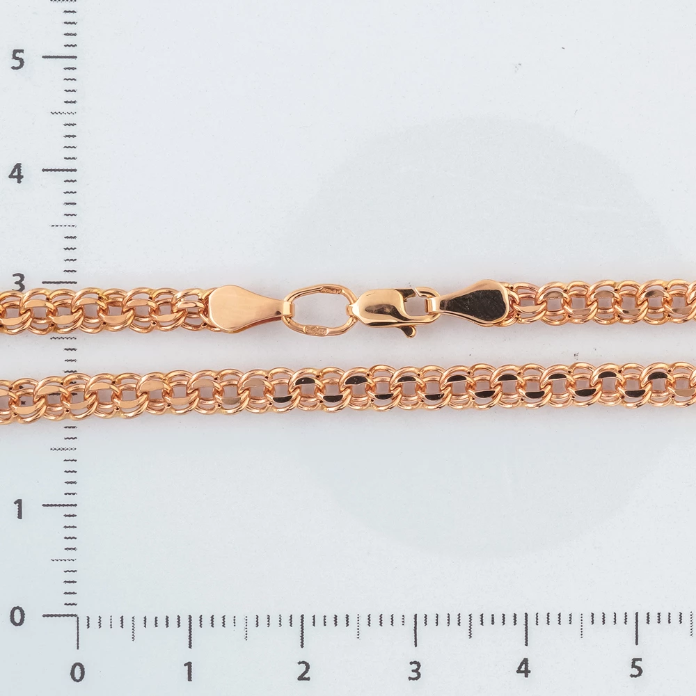 Браслет из красного золота 585 пробы