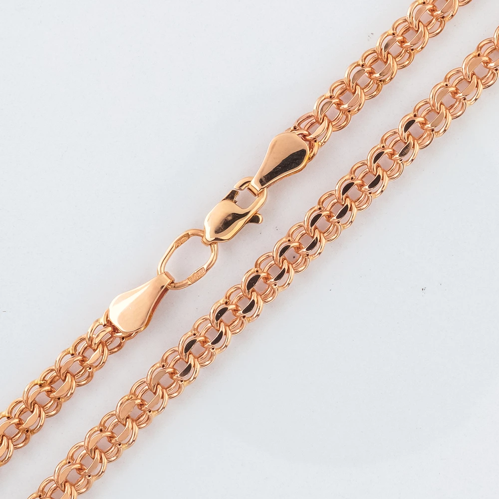 Браслет из красного золота 585 пробы