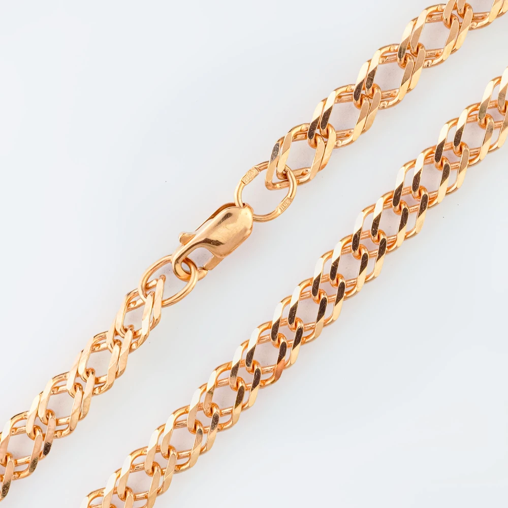 Браслет из красного золота 585 пробы