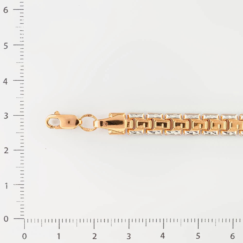 Браслет из красного золота 585 пробы