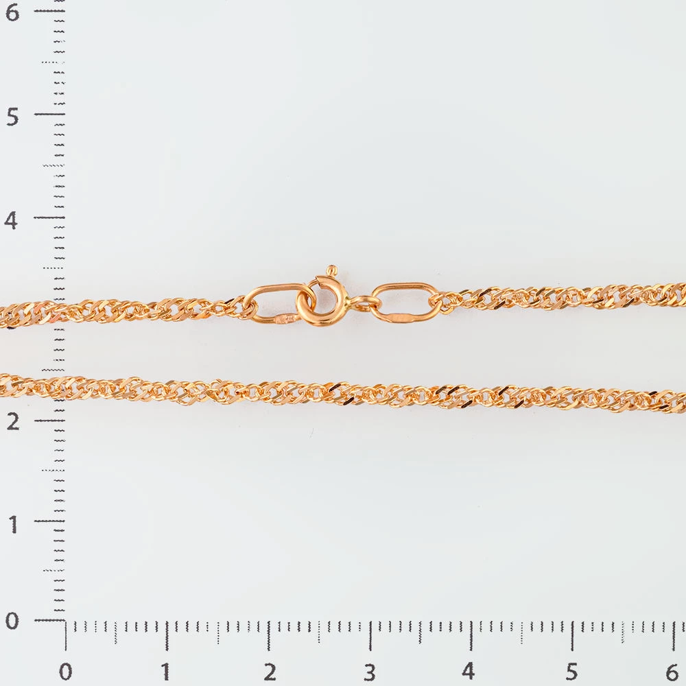 Браслет из красного золота 585 пробы