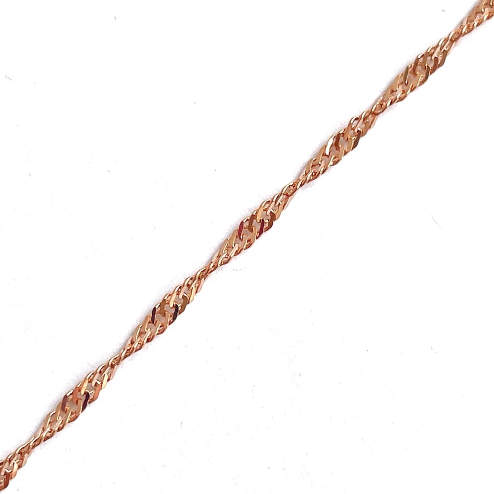 Браслет из красного золота 375 пробы