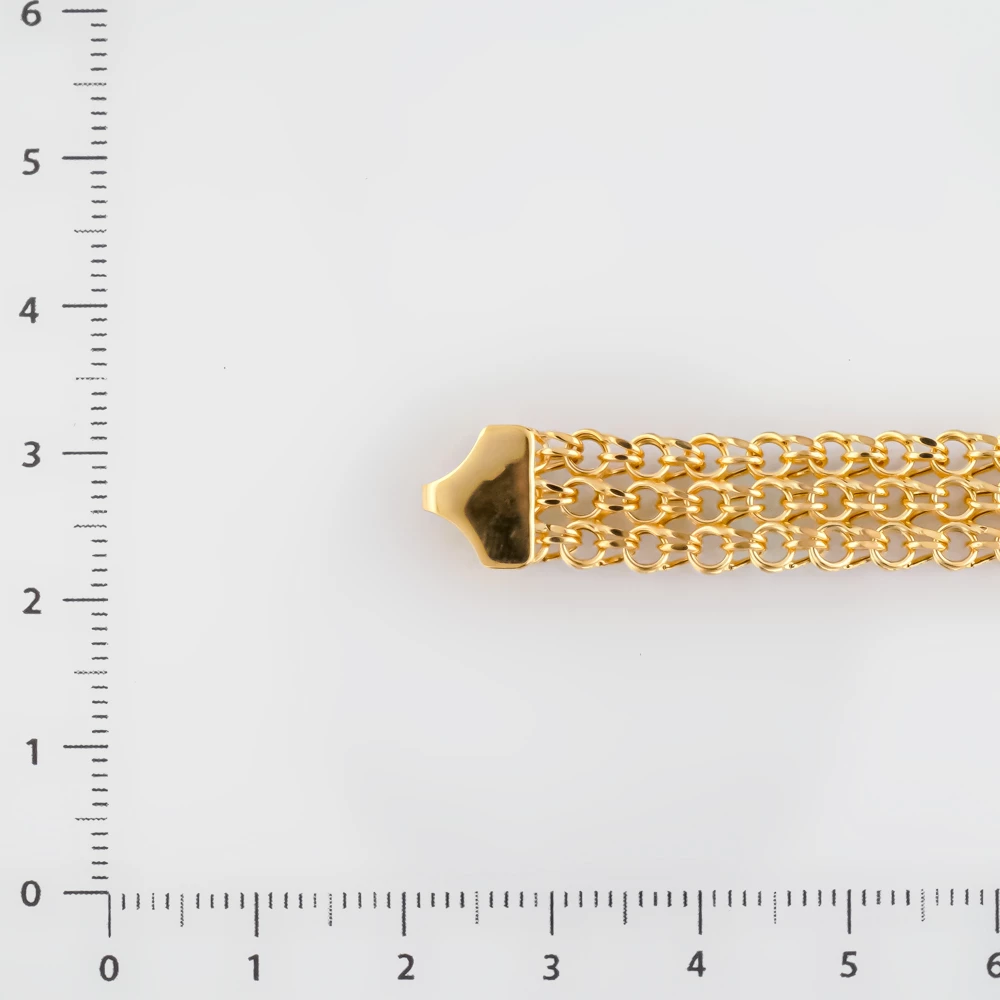 Браслет из желтого золота 585 пробы