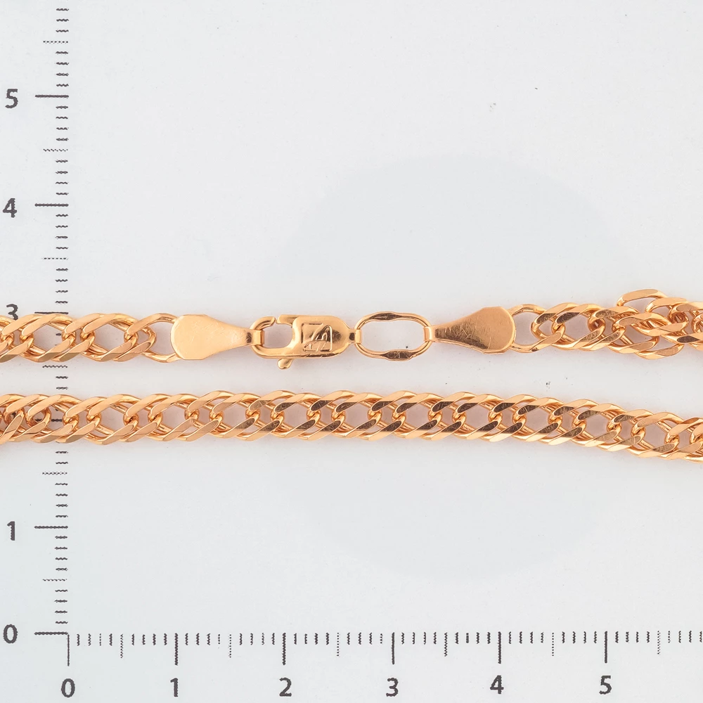 Браслет из красного золота 585 пробы