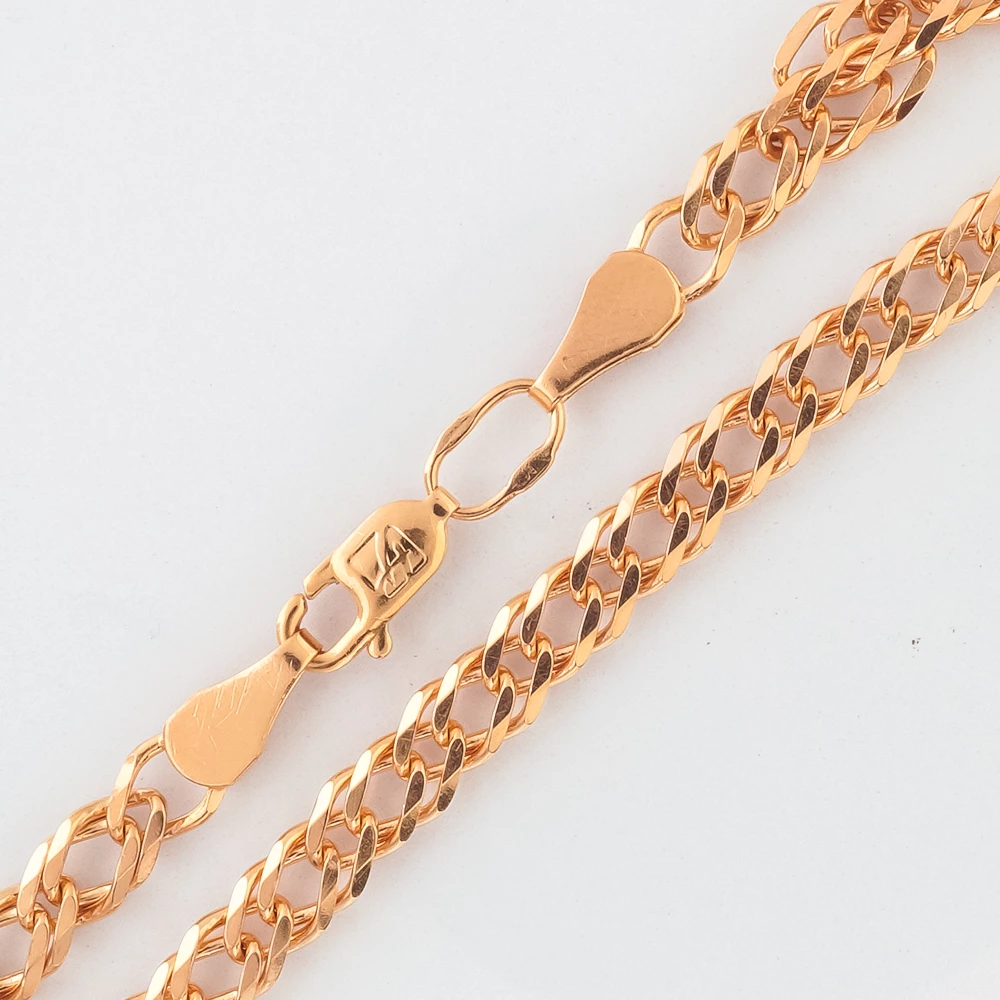 Браслет из красного золота 585 пробы