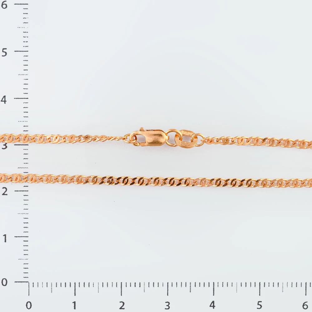 Браслет из красного золота 585 пробы