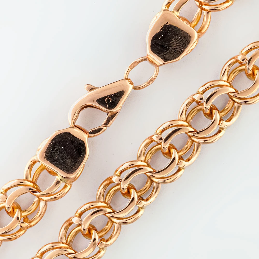 Браслет из красного золота 585 пробы