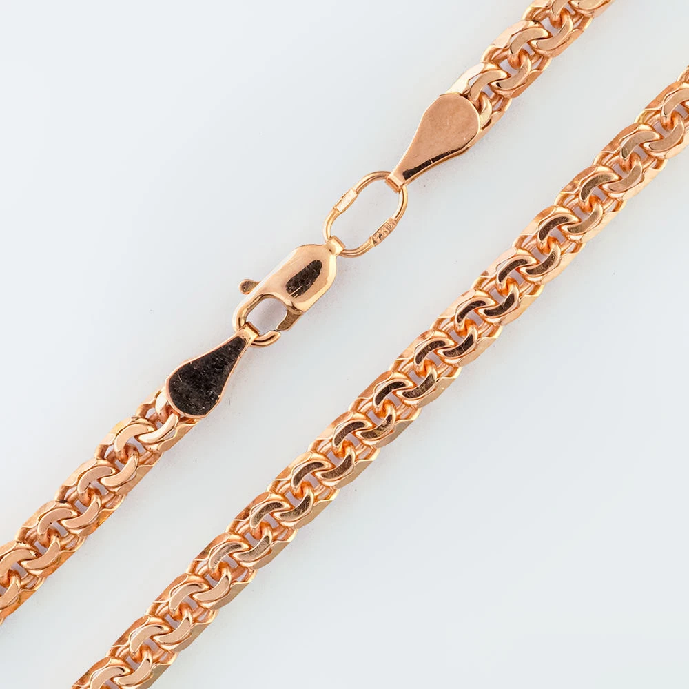 Браслет из красного золота 585 пробы