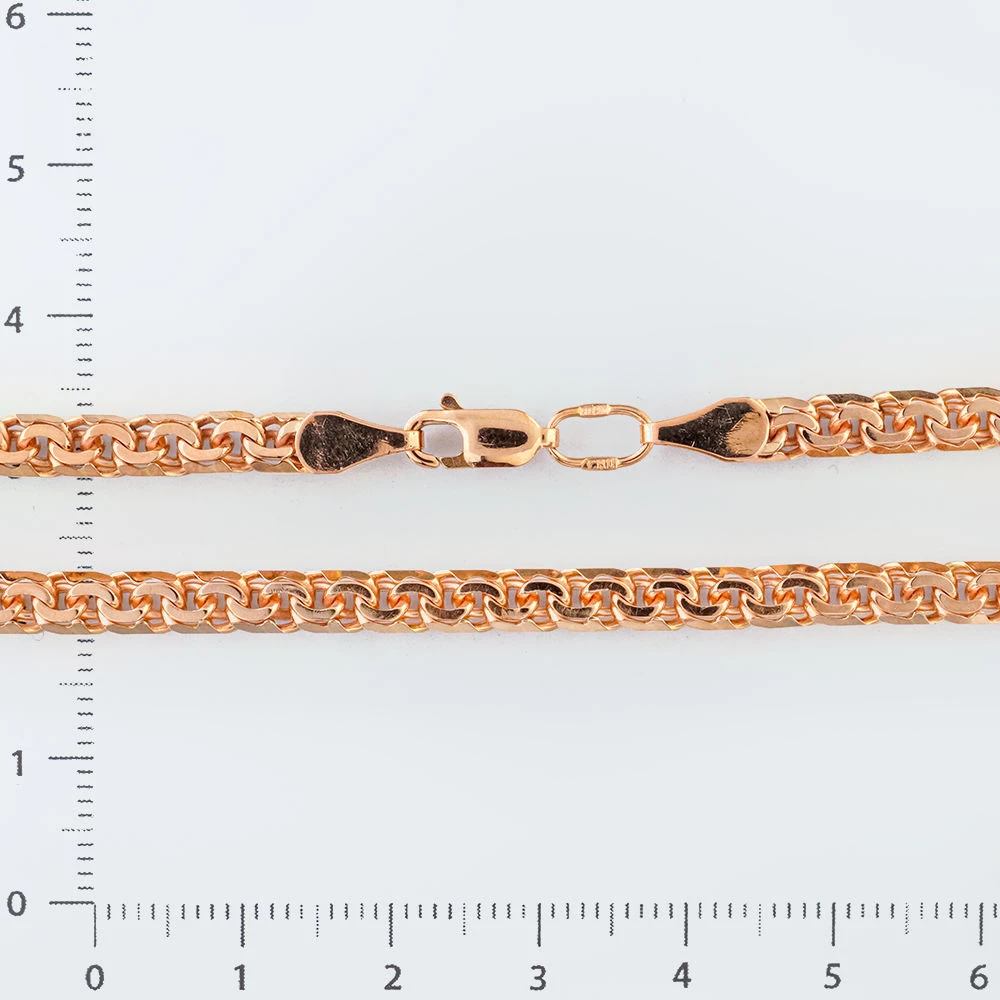 Браслет из красного золота 585 пробы