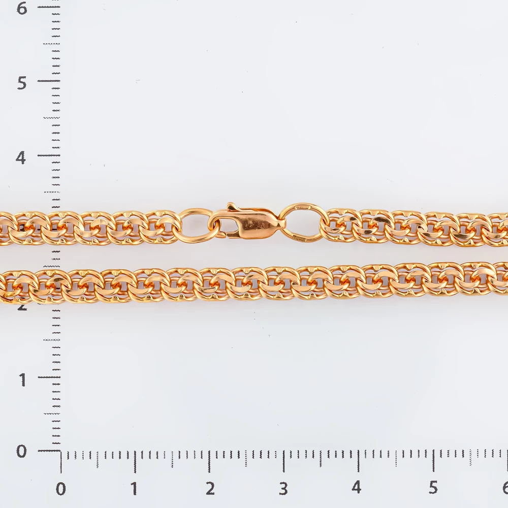 Браслет из красного золота 585 пробы