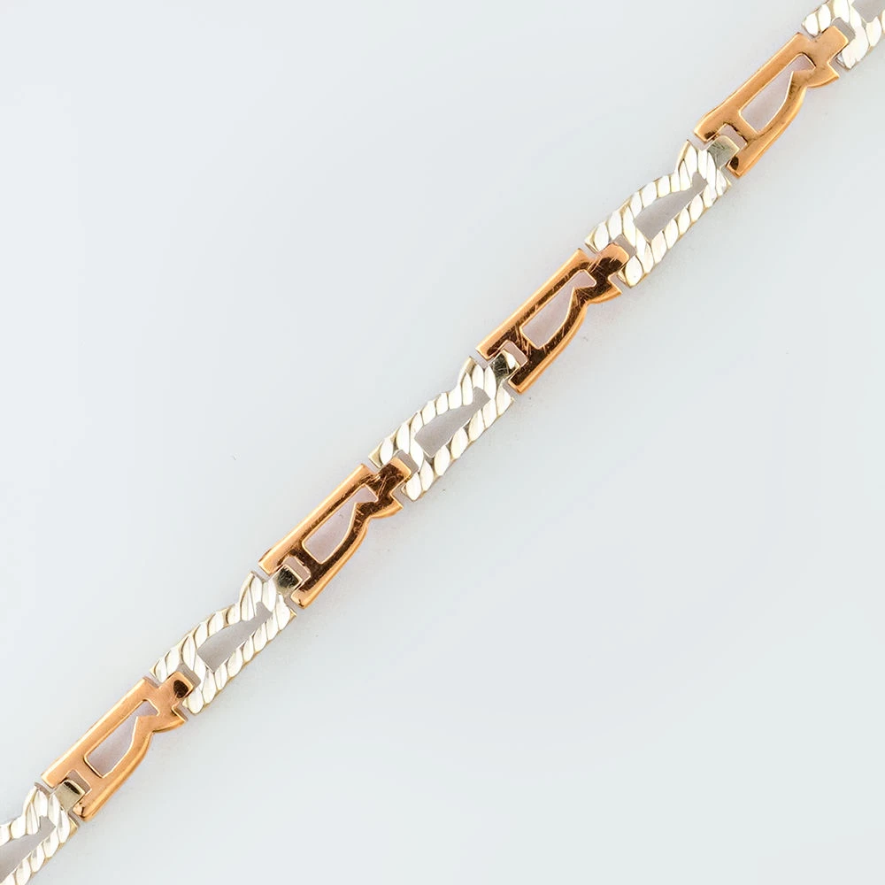 Браслет из красного золота 585 пробы