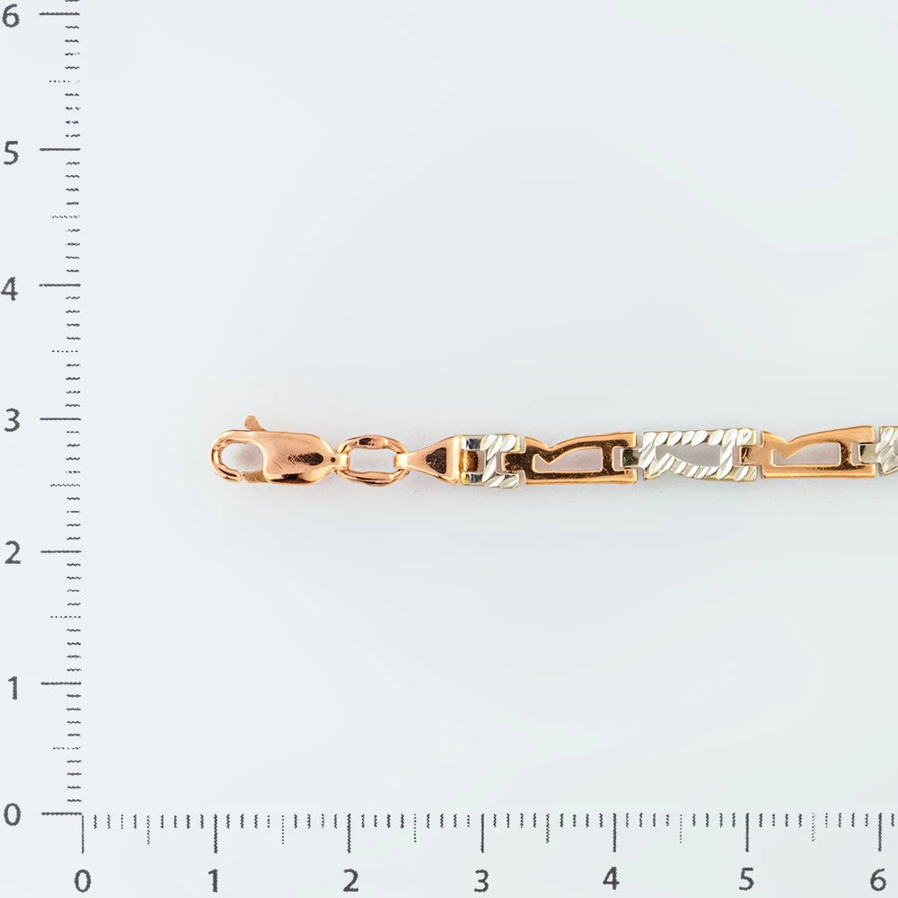 Браслет из красного золота 585 пробы