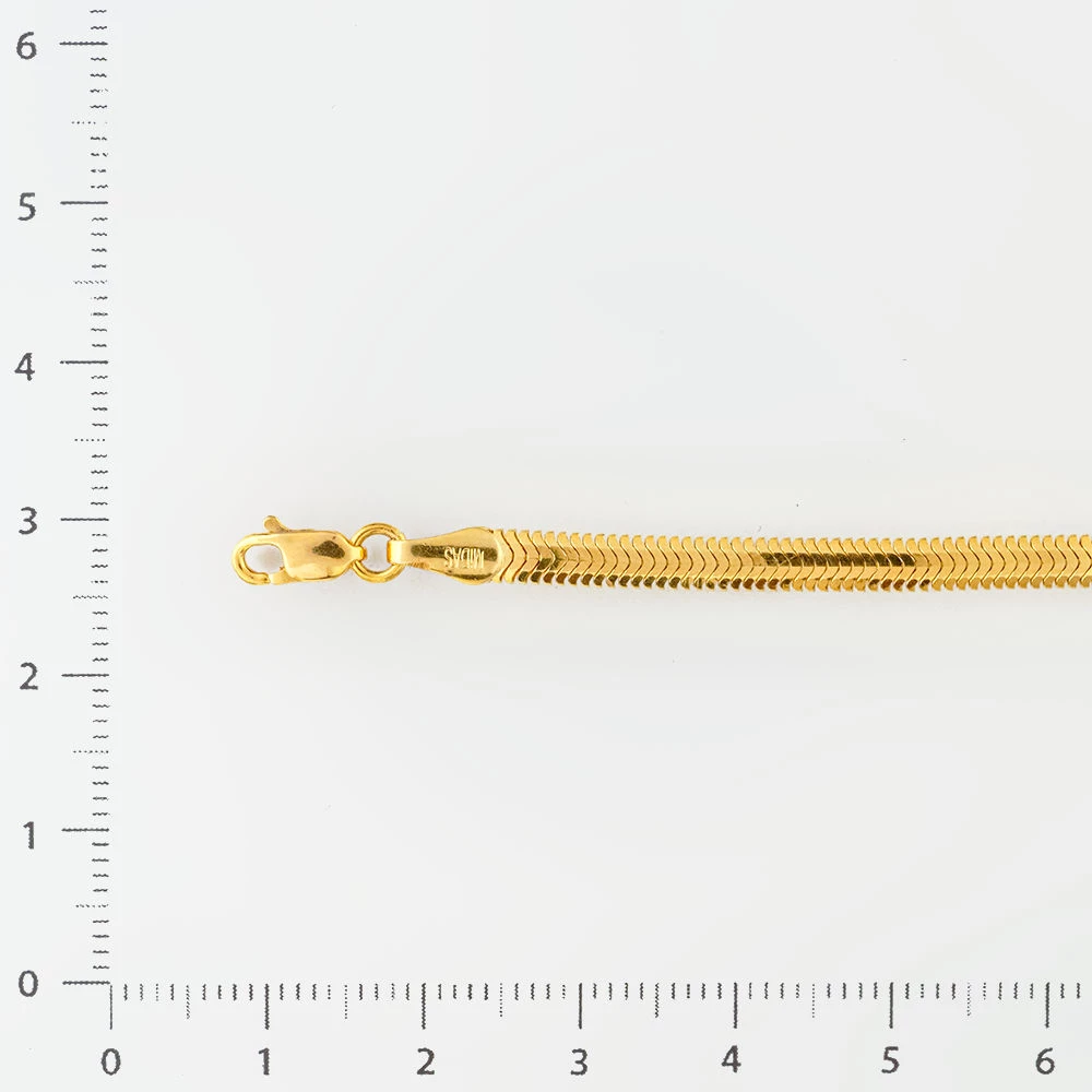 Браслет из желтого золота 585 пробы