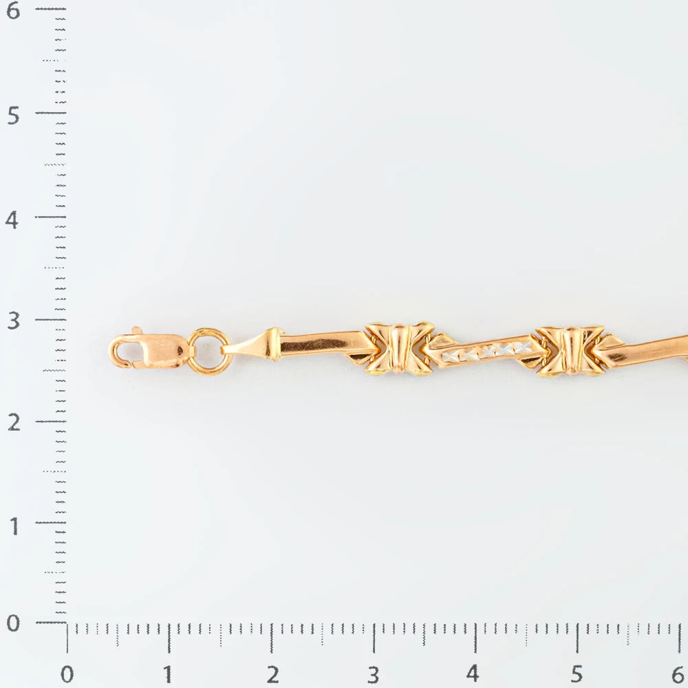 Браслет из красного золота 585 пробы