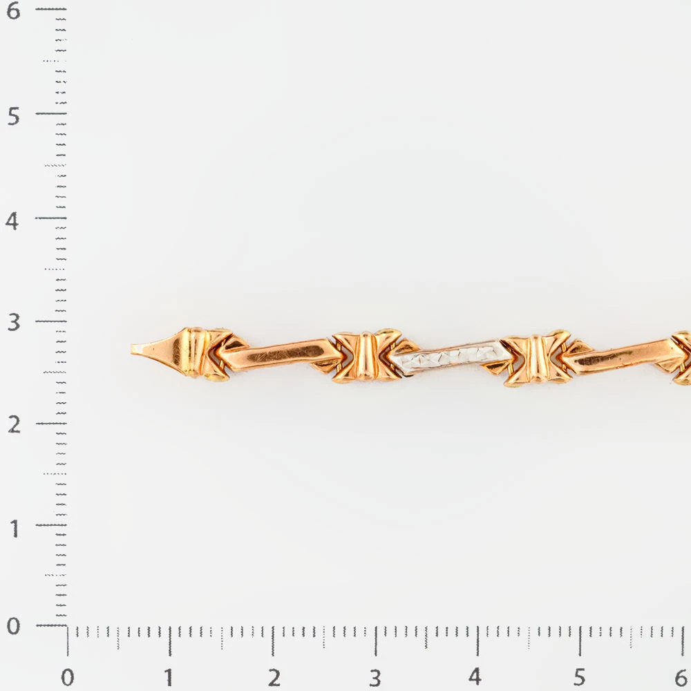 Браслет из красного золота 585 пробы