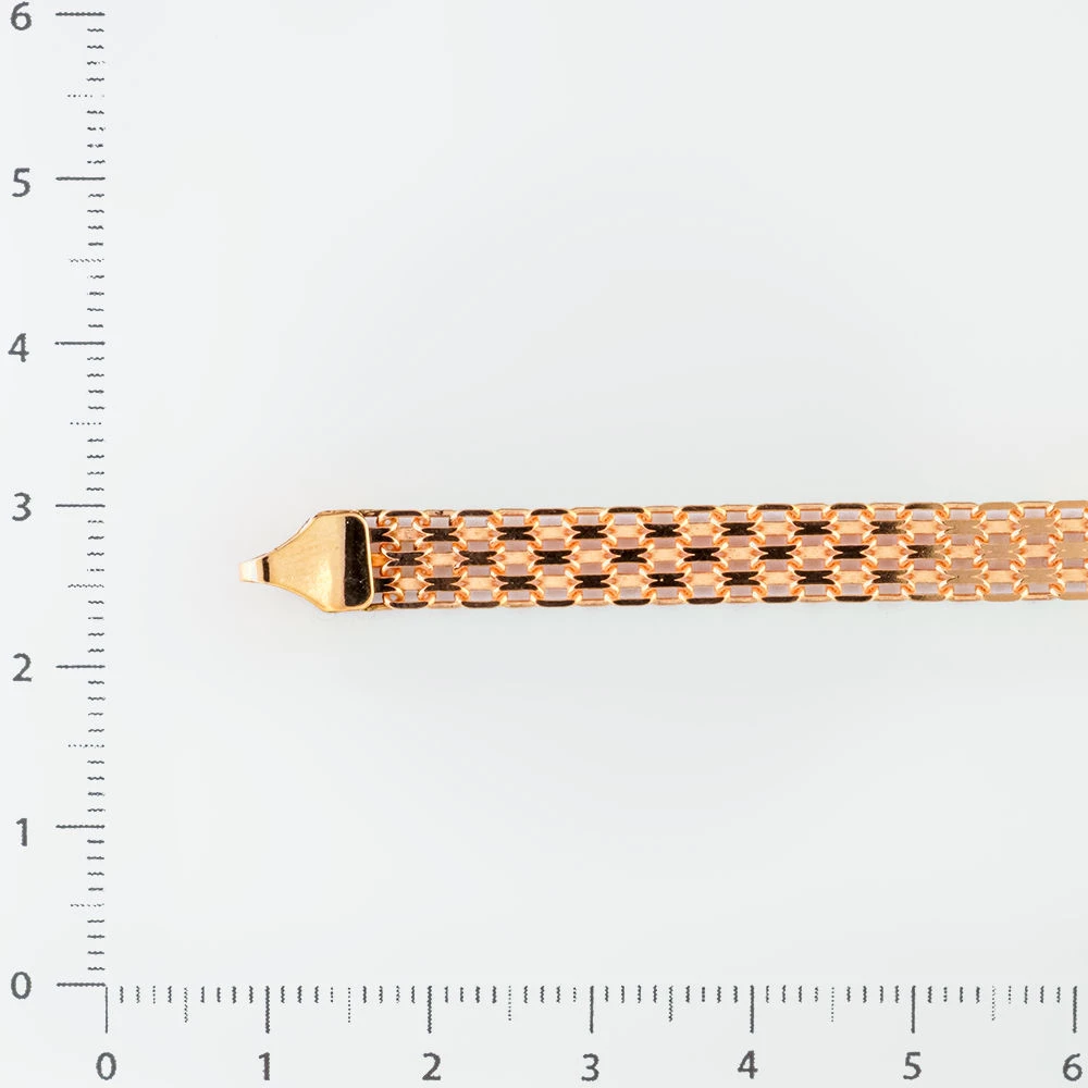 Браслет из красного золота 585 пробы