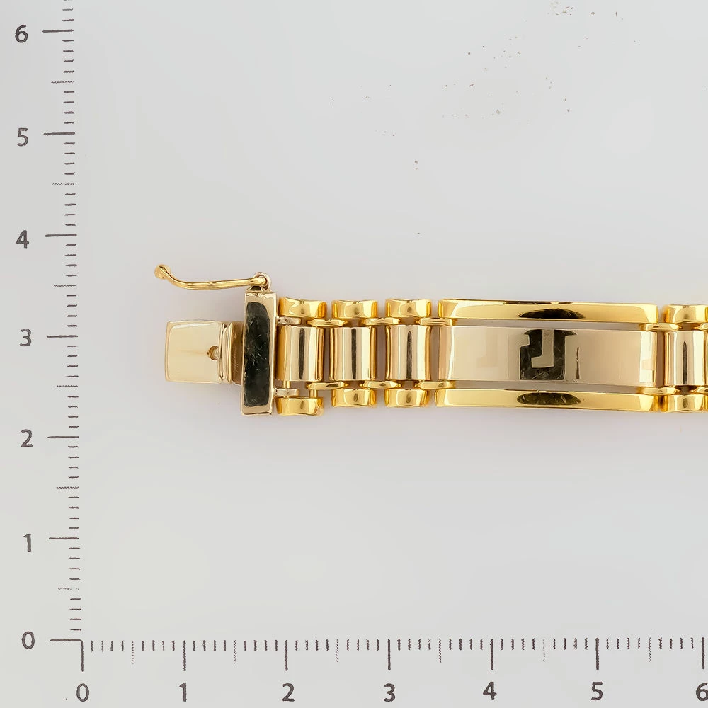 Браслет из желтого золота 585 пробы