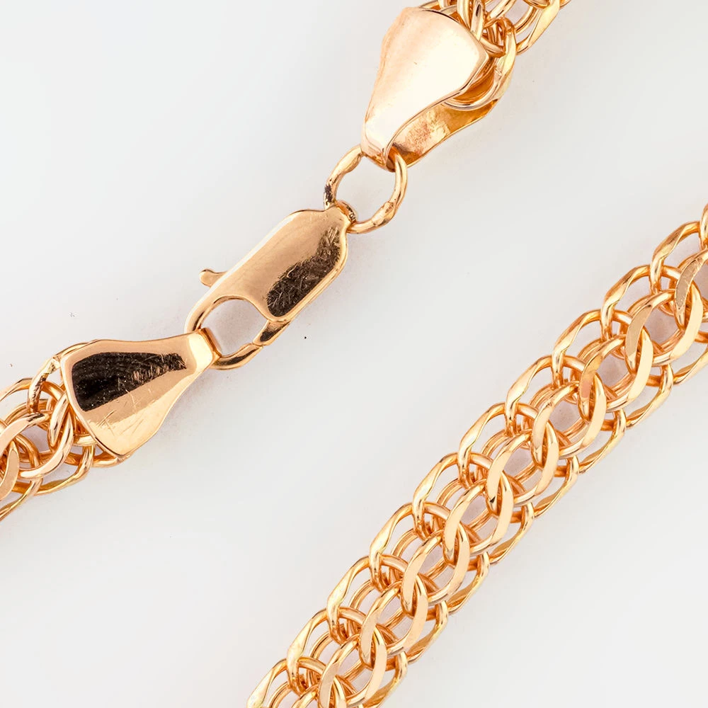 Браслет из красного золота 585 пробы