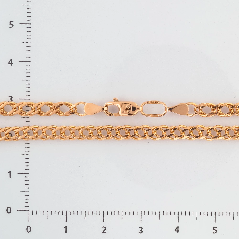 Браслет из красного золота 585 пробы