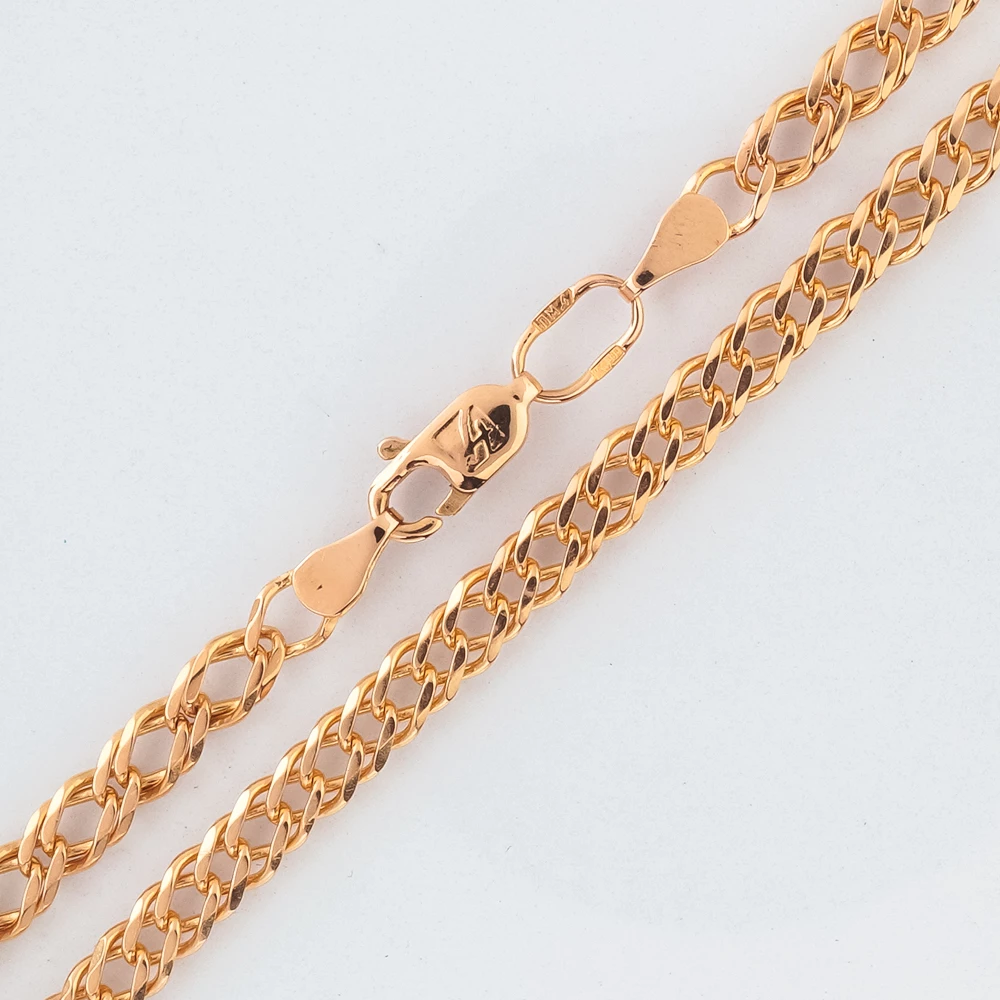 Браслет из красного золота 585 пробы