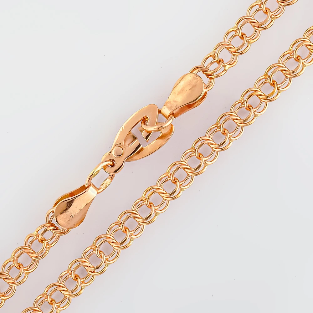 Браслет из красного золота 585 пробы