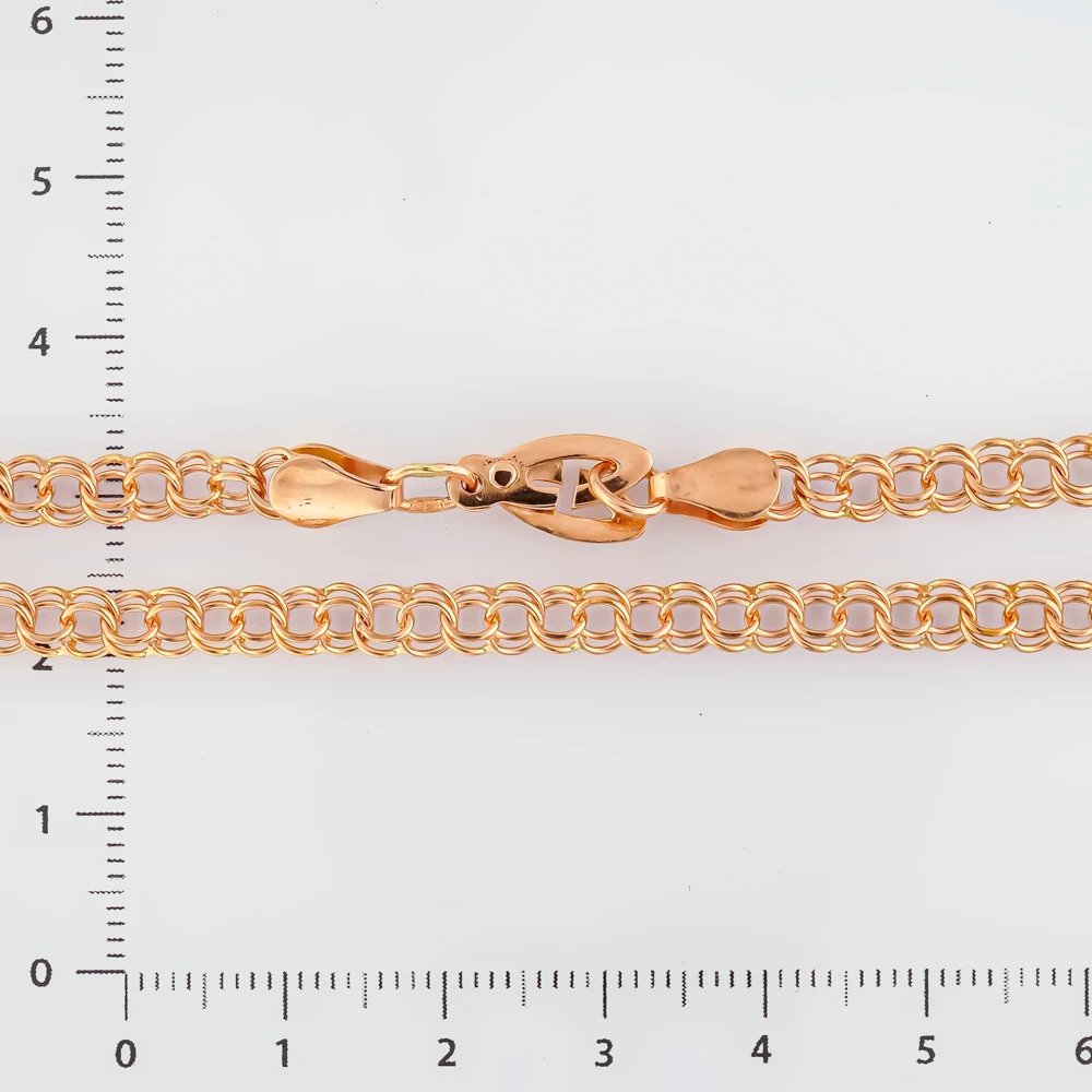 Браслет из красного золота 585 пробы