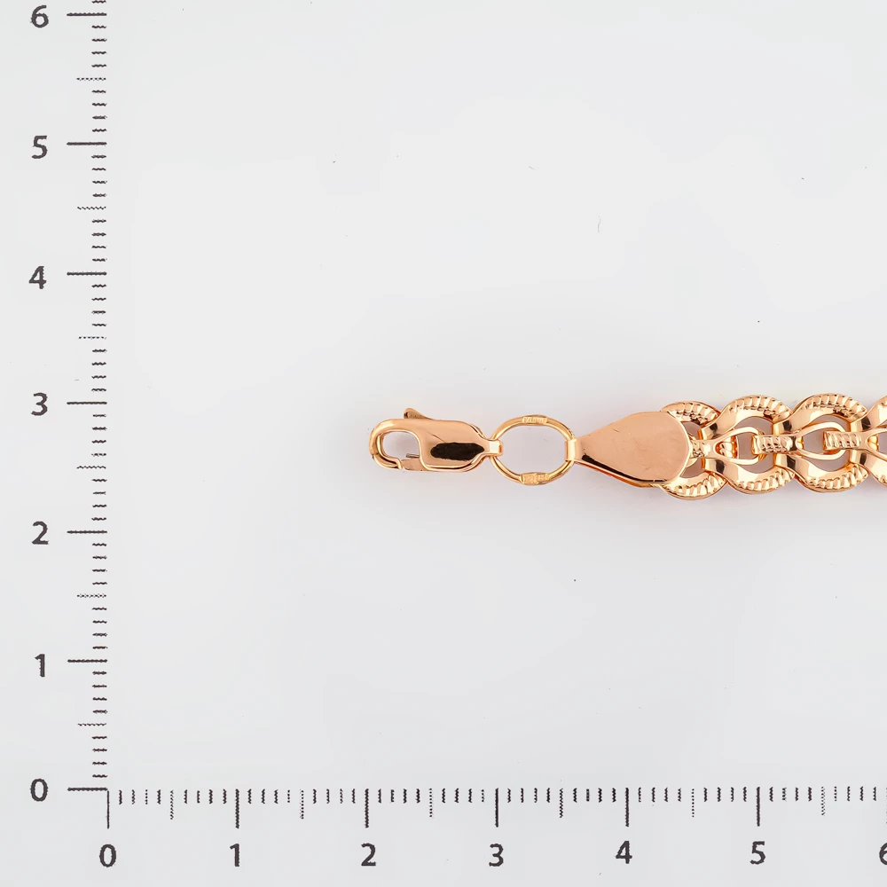 Браслет из красного золота 585 пробы