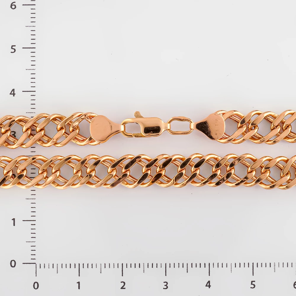 Браслет из красного золота 585 пробы