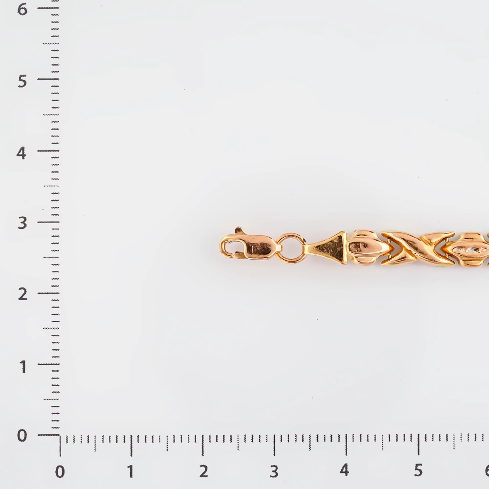 Браслет из красного золота 585 пробы