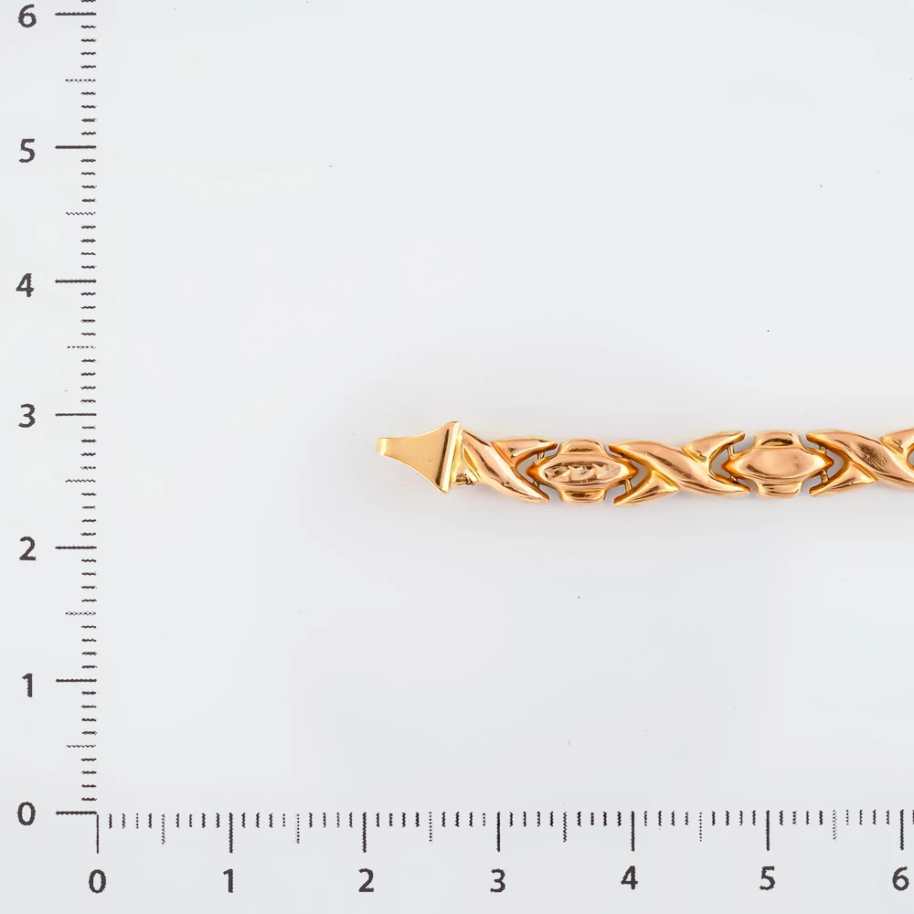 Браслет из красного золота 585 пробы