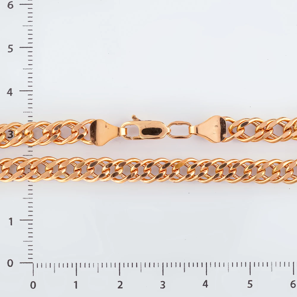 Браслет из красного золота 585 пробы