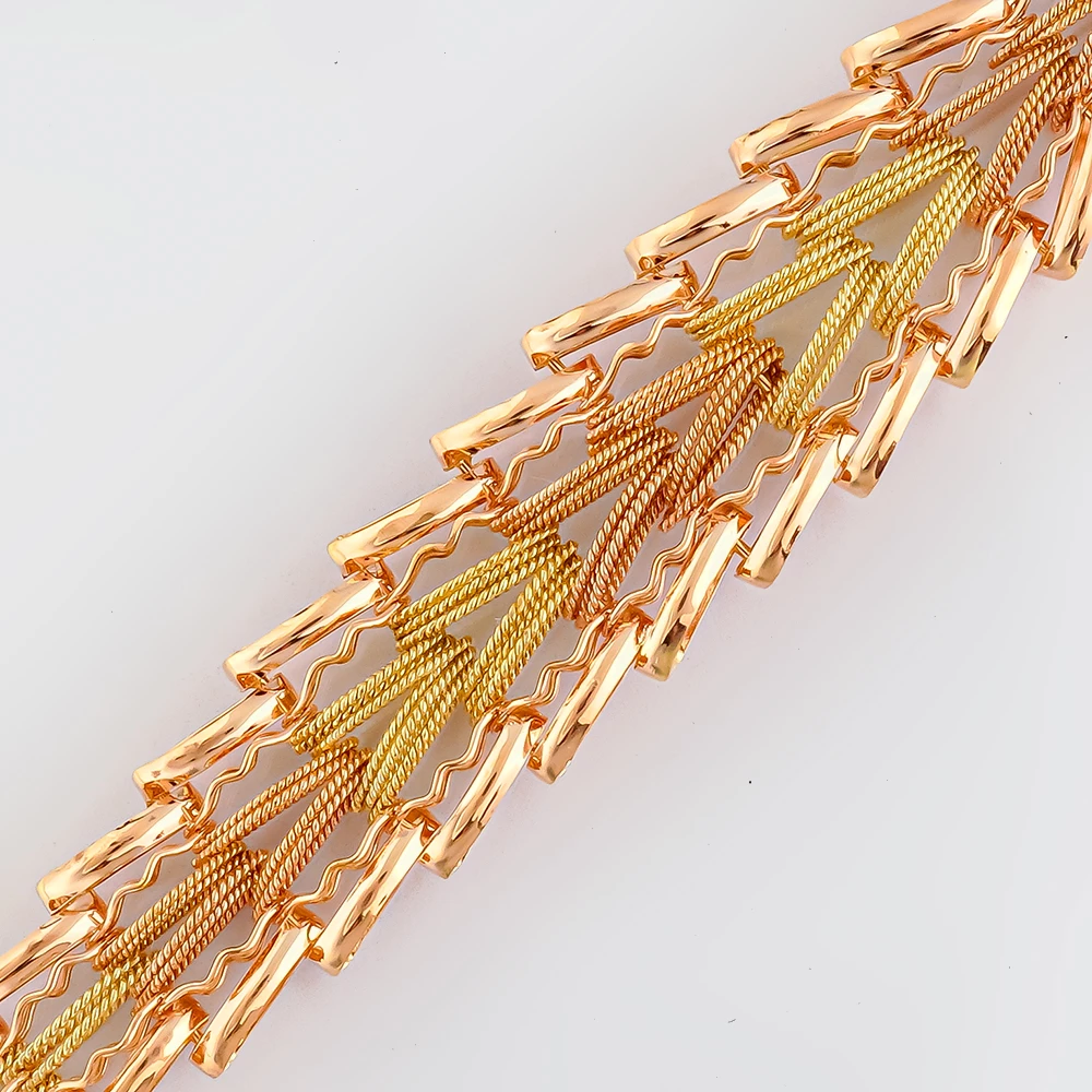 Браслет из красного золота 585 пробы