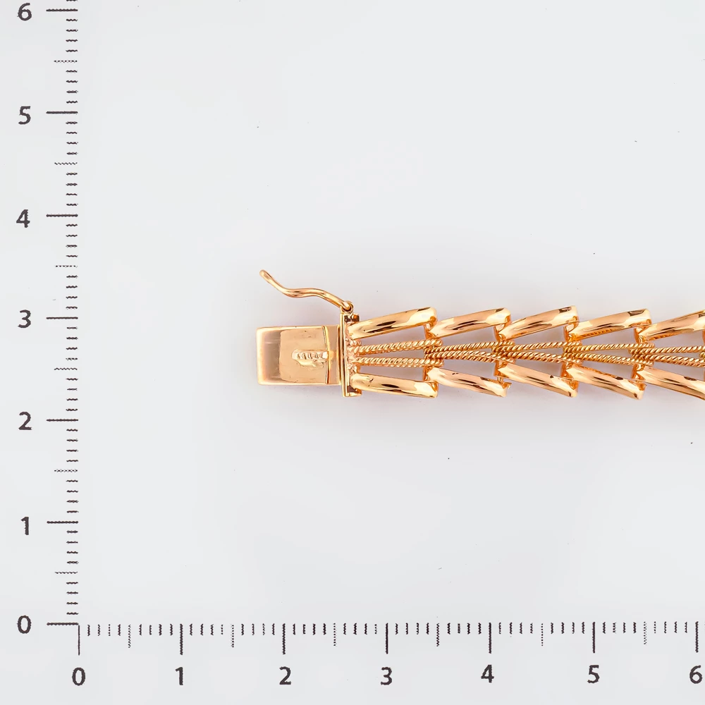 Браслет из красного золота 585 пробы