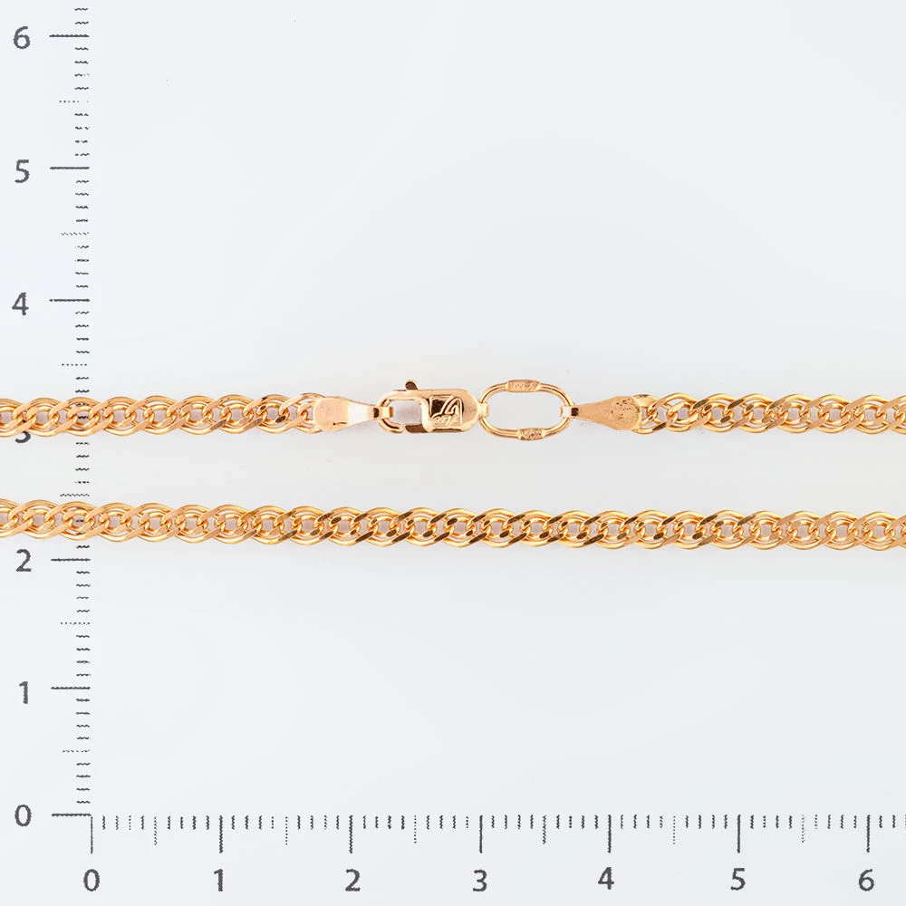 Браслет из красного золота 585 пробы