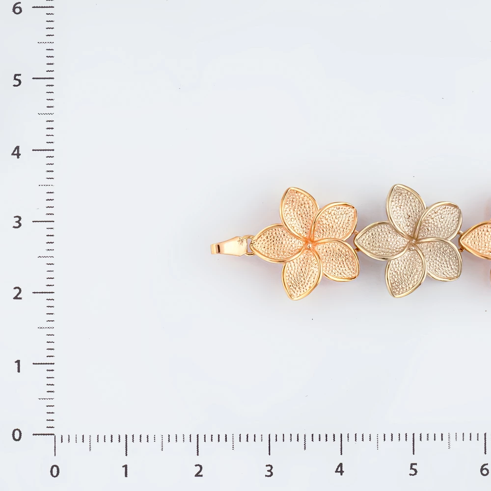 Браслет из красного золота 585 пробы