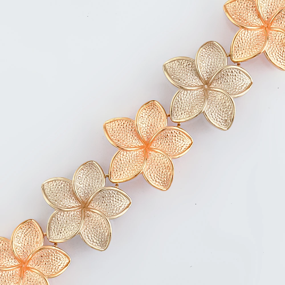 Браслет из красного золота 585 пробы