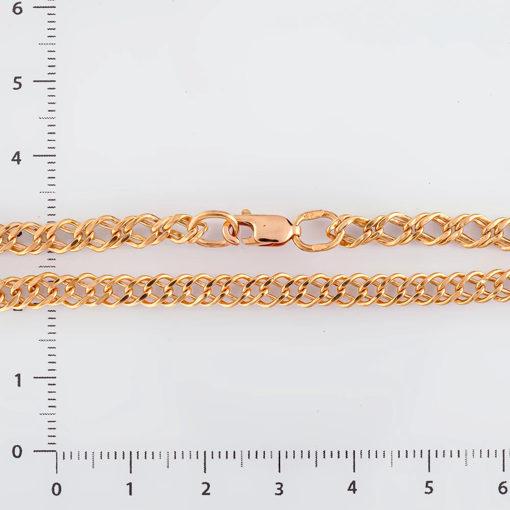 Браслет из красного золота 585 пробы