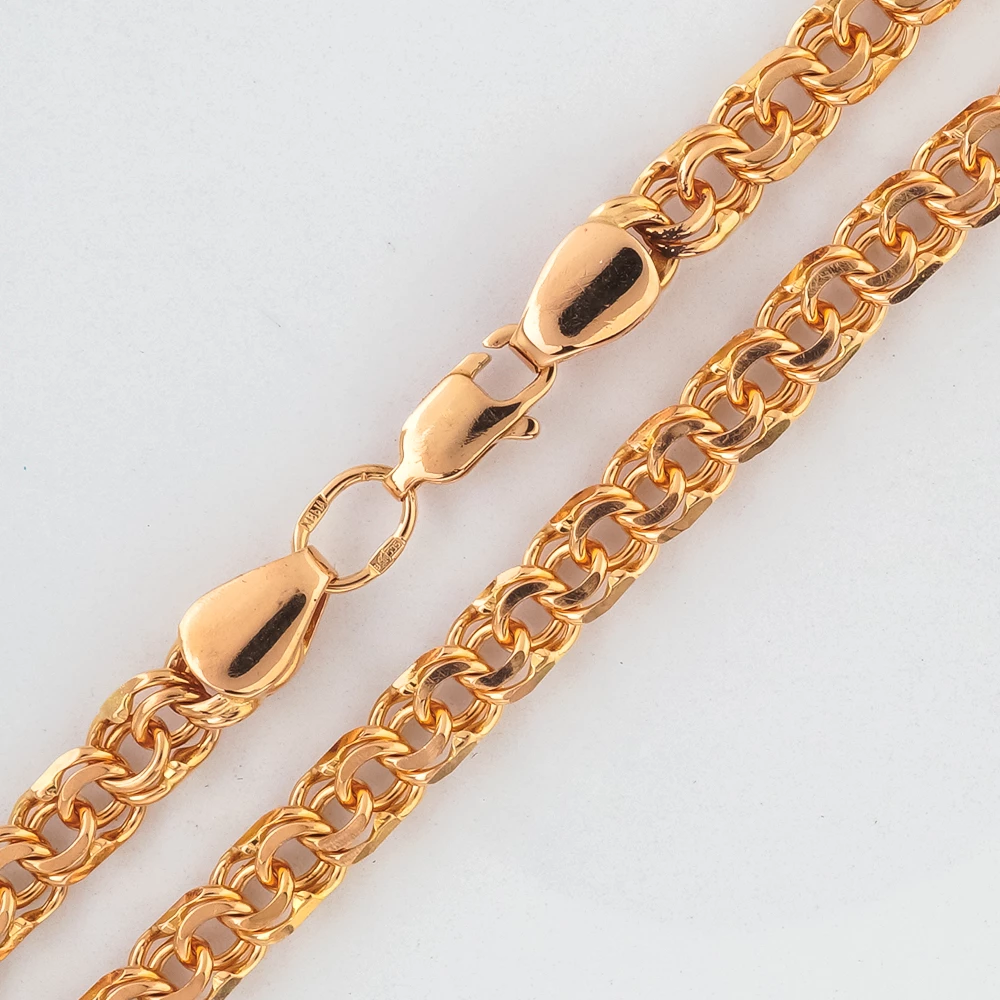 Браслет из красного золота 585 пробы