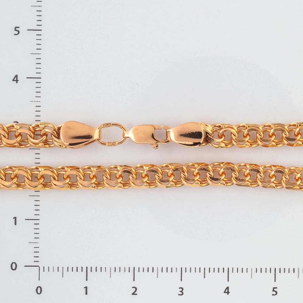 Браслет из красного золота 585 пробы