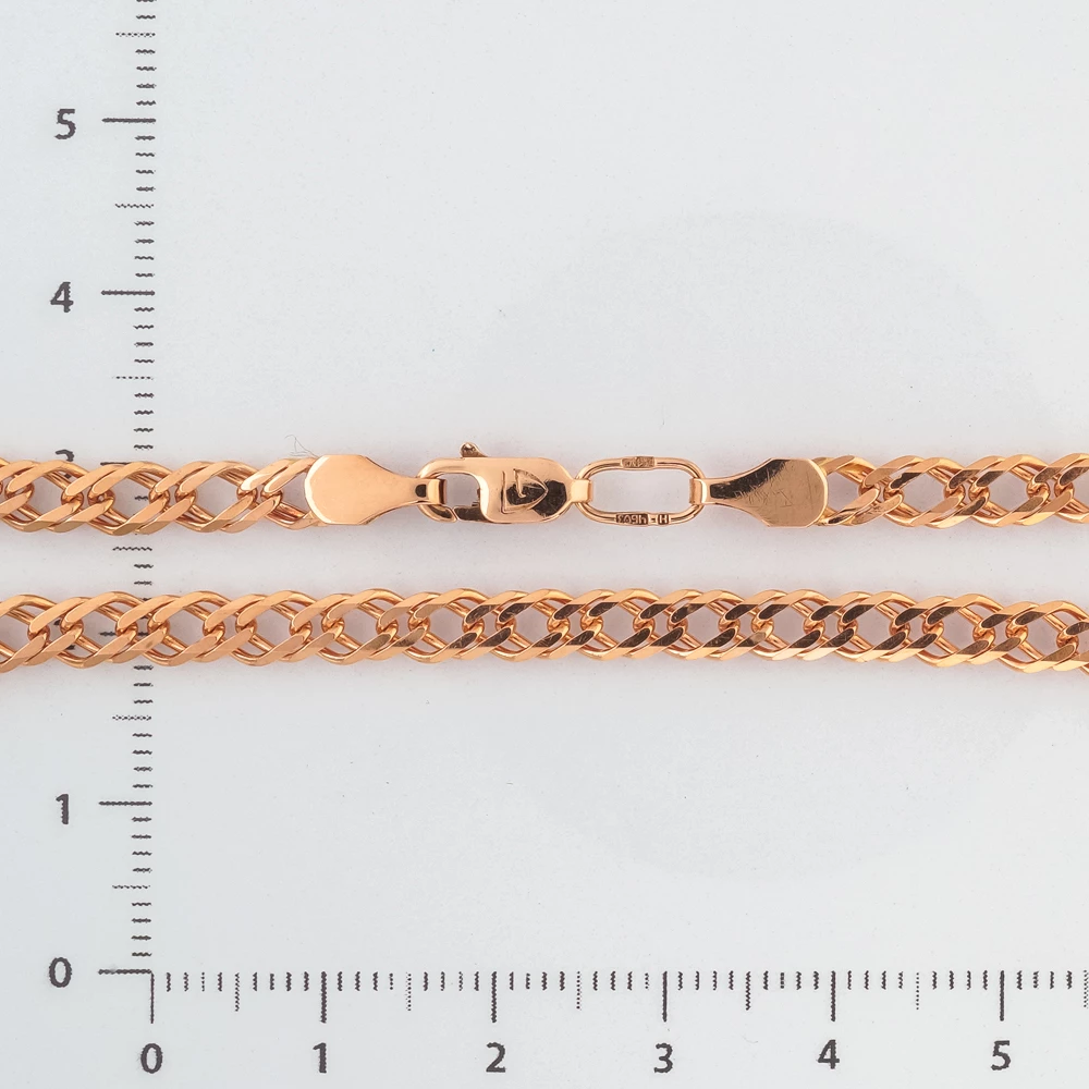 Браслет из красного золота 375 пробы