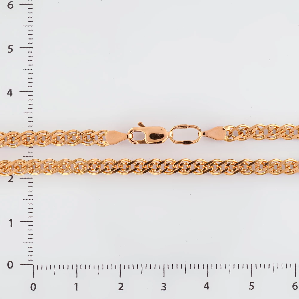 Браслет из красного золота 585 пробы