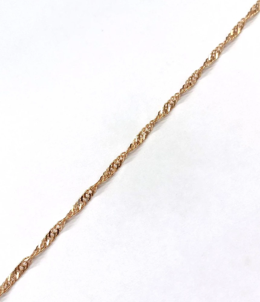 Браслет из красного золота 585 пробы