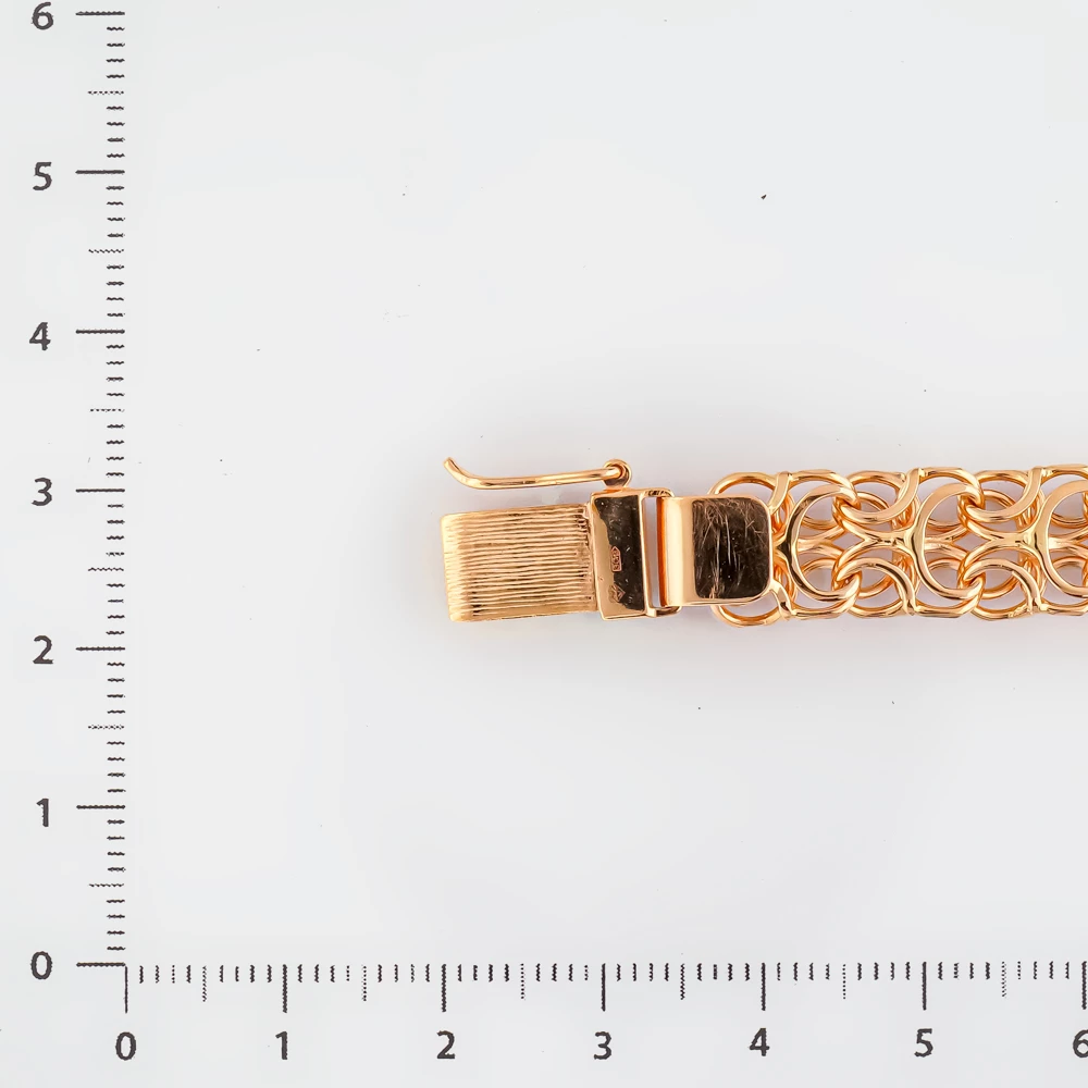 Браслет из красного золота 585 пробы