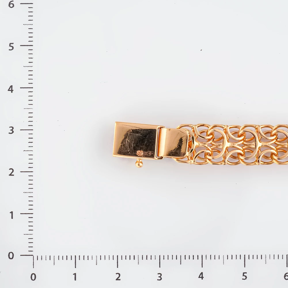 Браслет из красного золота 585 пробы