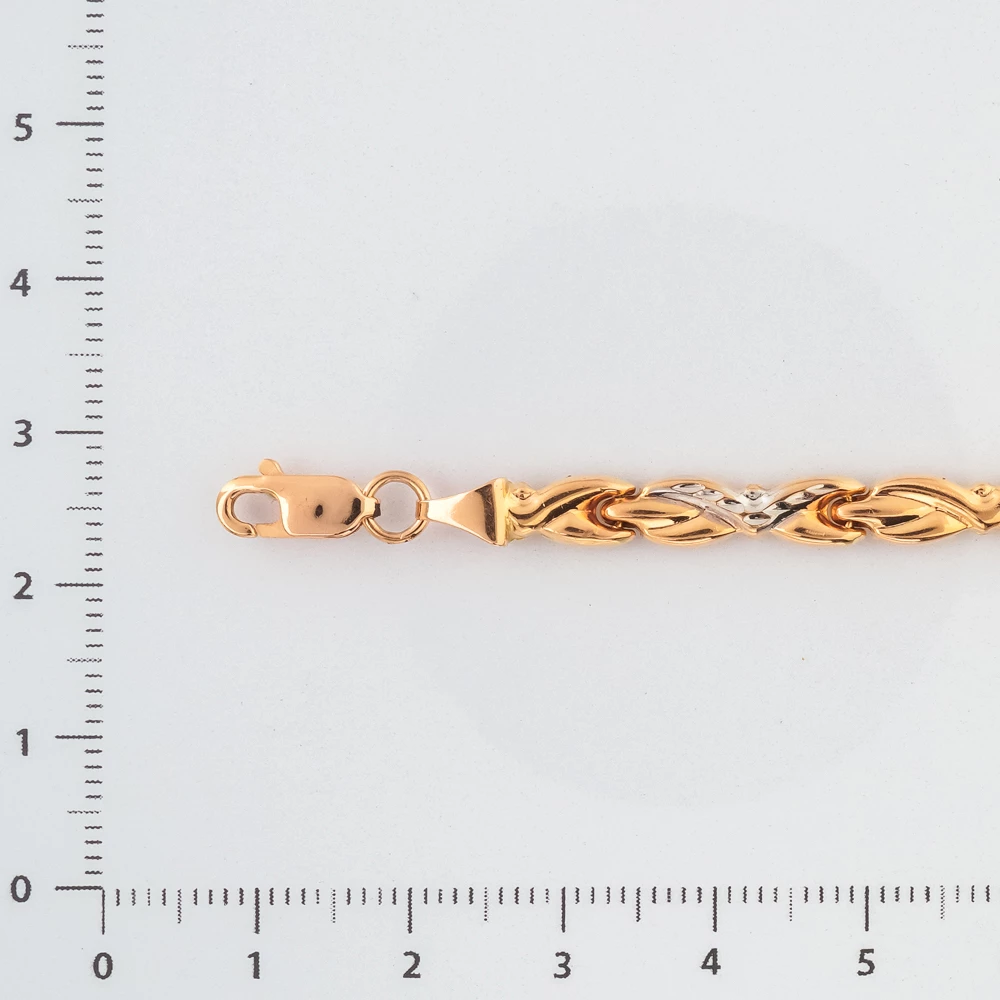 Браслет из красного золота 585 пробы