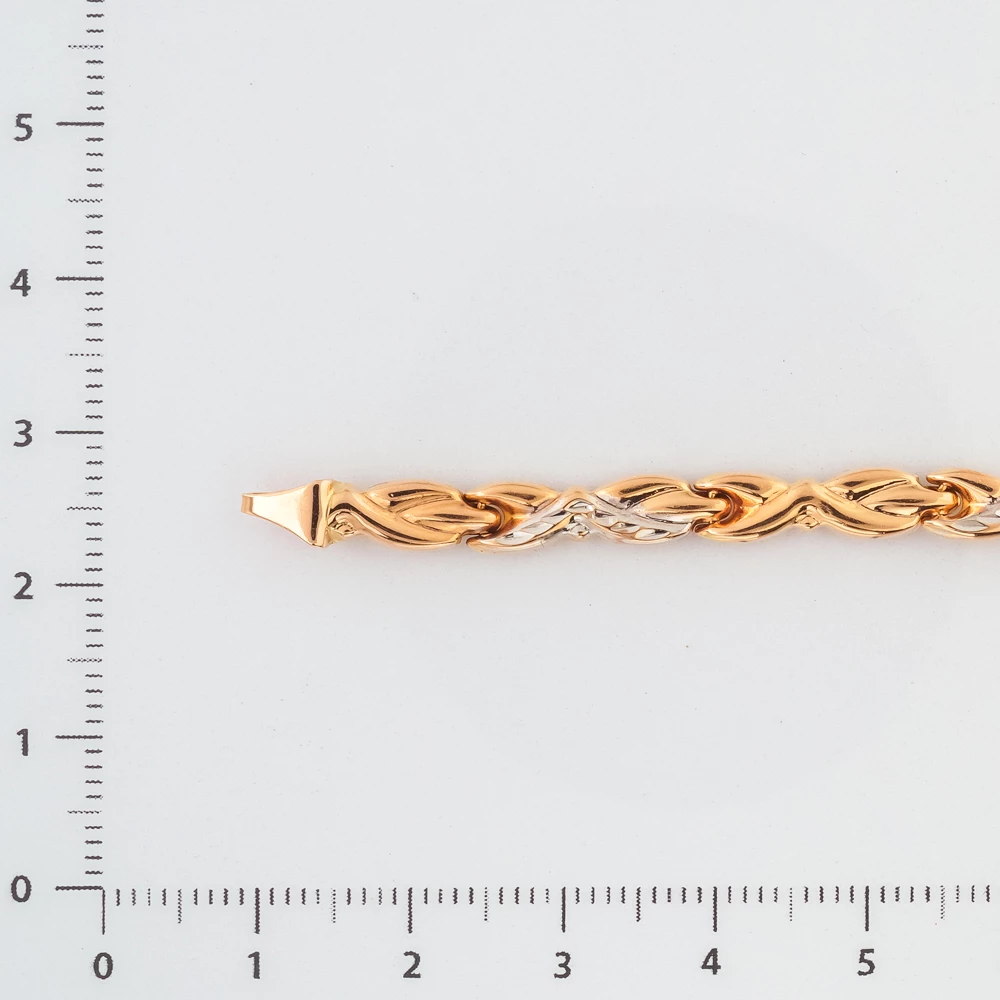 Браслет из красного золота 585 пробы