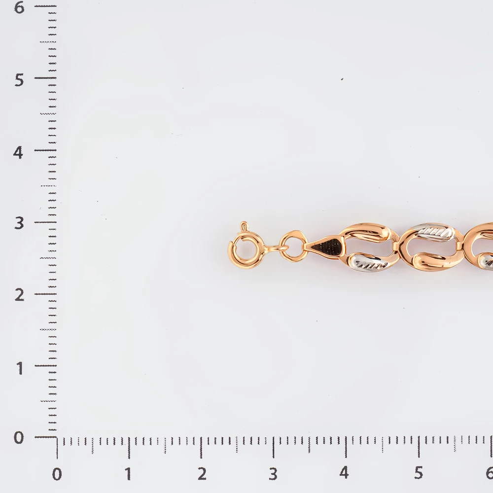 Браслет из красного золота 585 пробы