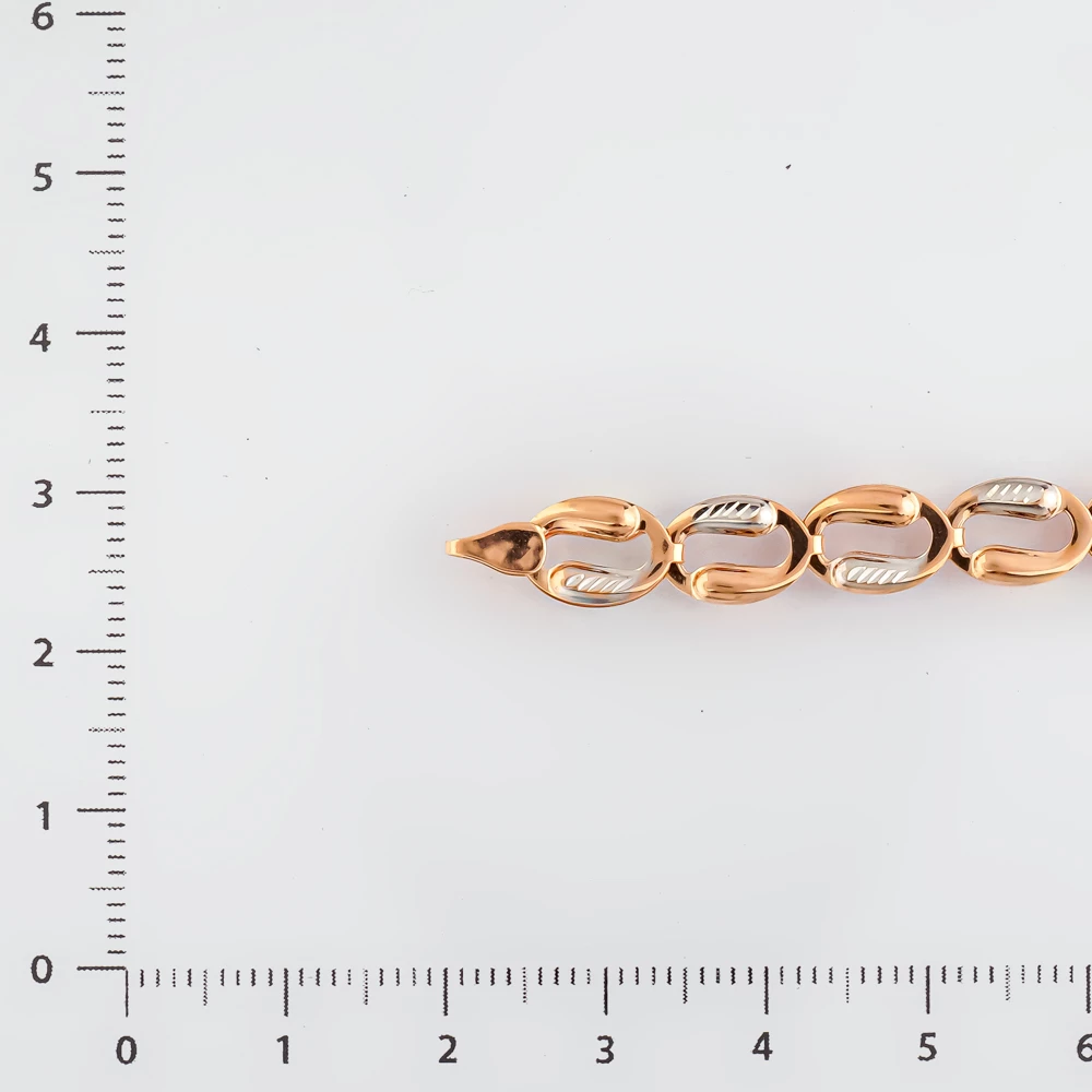 Браслет из красного золота 585 пробы